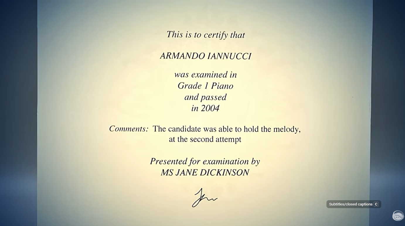 ATTN: Armando, I'll help you maintain the melody on the first attempt under my piano tutelage.